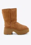 Ugg W Classic Shorts New Heights Suede Boots.usa Reference Size In Brown
