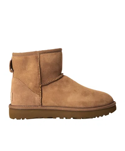 Ugg Suede Mini Winter Boot In Brown
