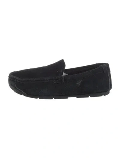Pre-owned Ugg Suede Moccasins In Black