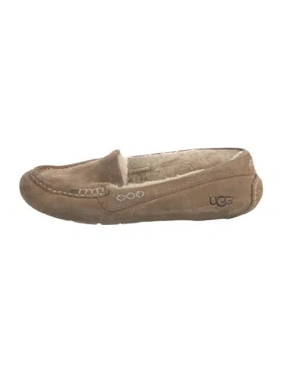 Pre-owned Ugg Suede Moccasins In Brown