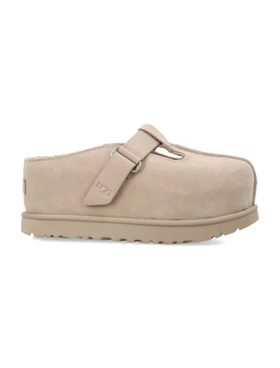 Ugg Suede Mules In Animal Print