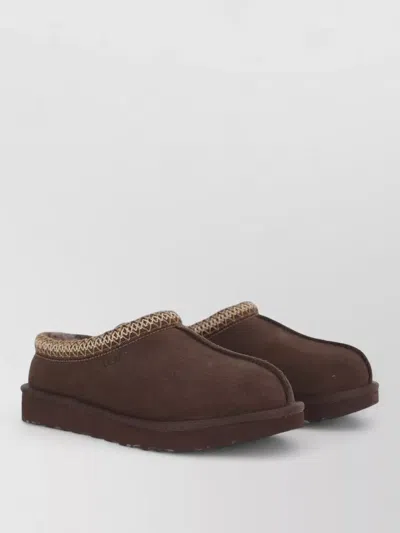 Ugg Suede Mules In Brown