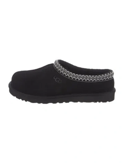 Pre-owned Ugg Suede Mules In Black