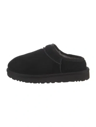 Pre-owned Ugg Suede Mules In Black