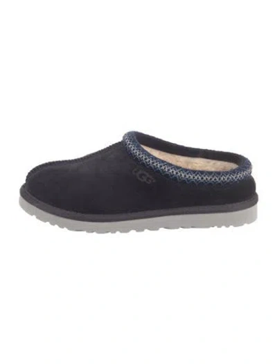 Pre-owned Ugg Suede Mules In Black
