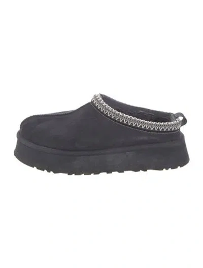 Pre-owned Ugg Suede Mules In Blue