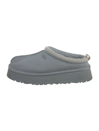 Pre-owned Ugg Suede Mules In Blue