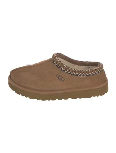 Pre-owned Ugg Suede Mules In Brown