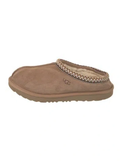 Pre-owned Ugg Suede Mules In Brown