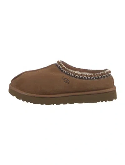 Pre-owned Ugg Suede Mules In Brown