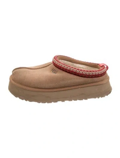 Pre-owned Ugg Suede Mules In Brown