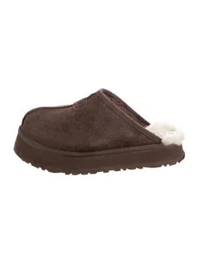 Pre-owned Ugg Suede Mules In Brown