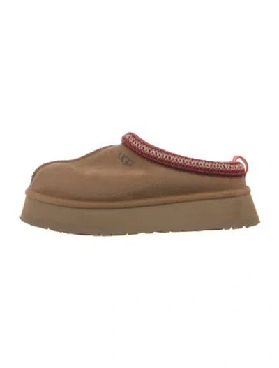 Pre-owned Ugg Suede Mules In Brown