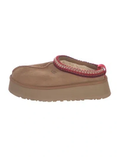 Pre-owned Ugg Suede Mules In Brown