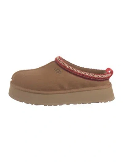 Pre-owned Ugg Suede Mules In Neutral