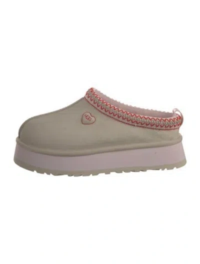 Pre-owned Ugg Suede Mules In Neutral