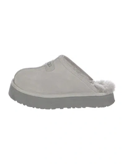 Pre-owned Ugg Suede Mules In White