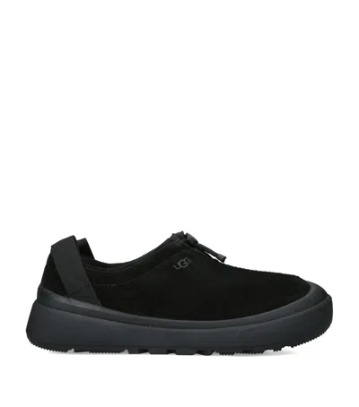 Ugg Suede Outpost Slip-on Shoes In Black