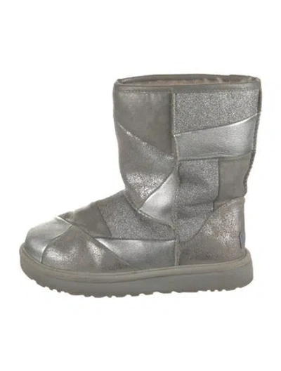 Pre-owned Ugg Suede Patterned Boots