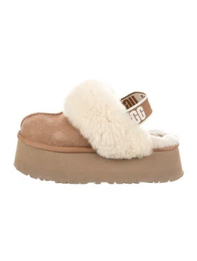 Pre-owned Ugg Suede Patterned Mules In Multi