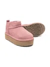 Ugg Suede Platform Boots In Multi