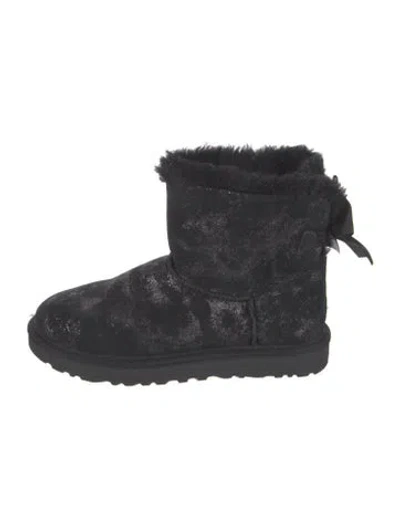 Pre-owned Ugg Suede Printed Boots In Multi