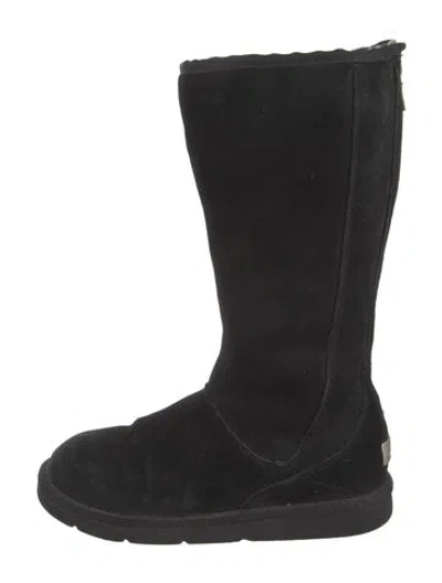 Pre-owned Ugg Suede Rain Boots In Multi