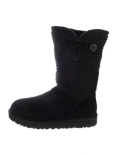 Pre-owned Ugg Suede Rain Boots In Multi