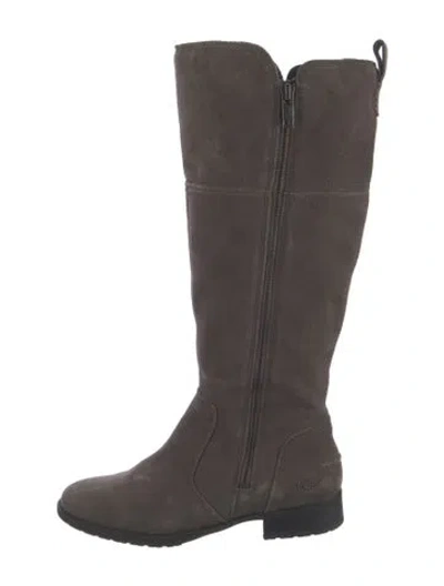 Pre-owned Ugg Suede Riding Boots In Multi