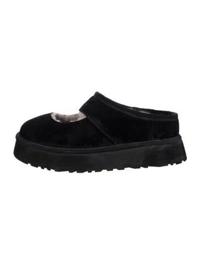Pre-owned Ugg Suede Sandals In Black