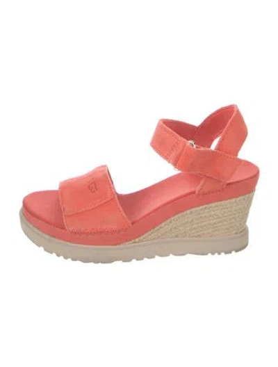 Pre-owned Ugg Suede Sandals In Orange