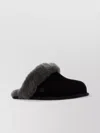 Ugg Scuffette Ii Black Suede Slippers