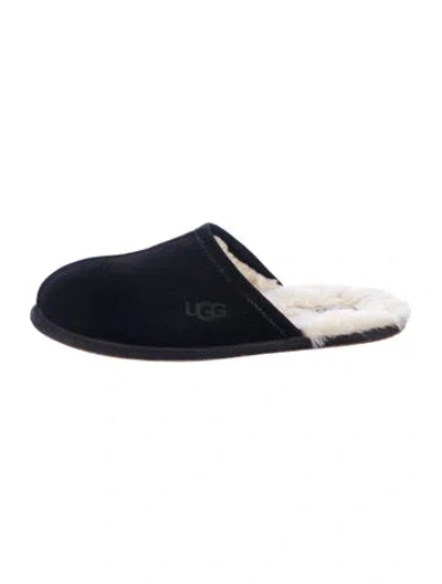 Pre-owned Ugg Suede Slides In Blue