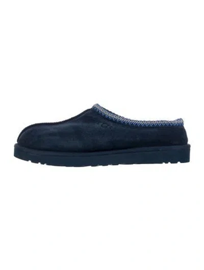 Pre-owned Ugg Suede Slides In Blue