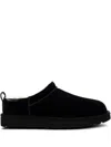Ugg Suede Slip-on Boots With Shearling Lining In Black