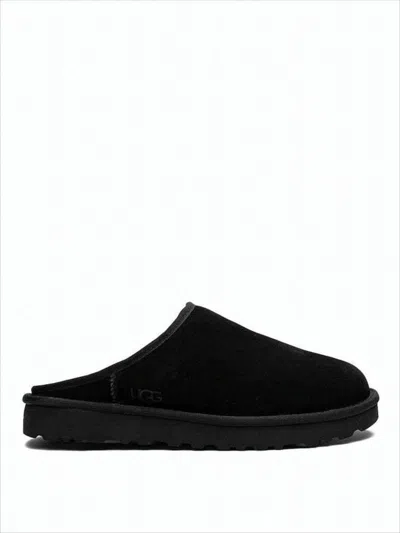 UGG SUEDE SLIP-ON MULE SLIPPERS WITH CUSHIONED SOLE