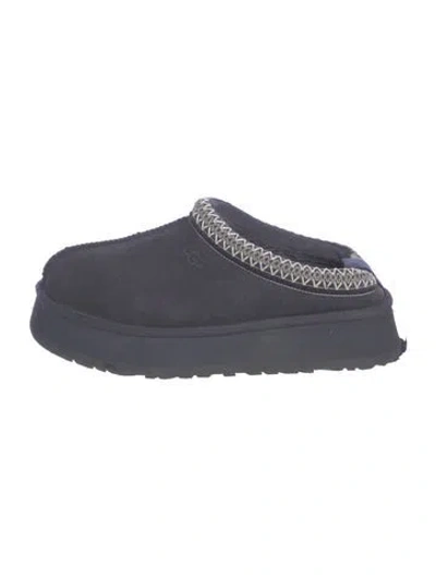 Pre-owned Ugg Suede Slippers In Blue