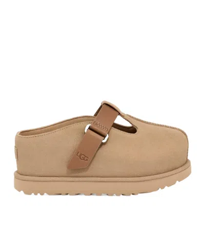 Ugg Suede Slippers In Brown