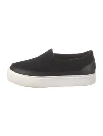 Pre-owned Ugg Suede Sneakers In Black