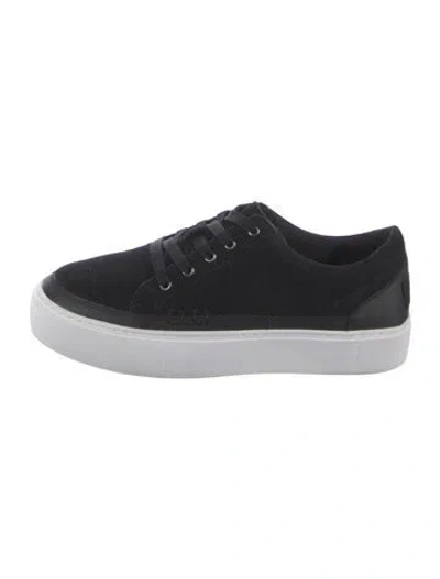 Pre-owned Ugg Suede Sneakers In Black