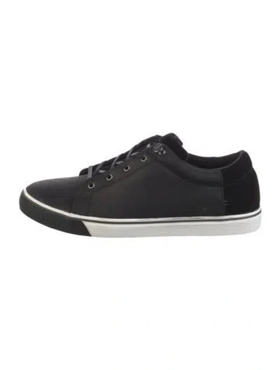 Pre-owned Ugg Suede Sneakers In Black