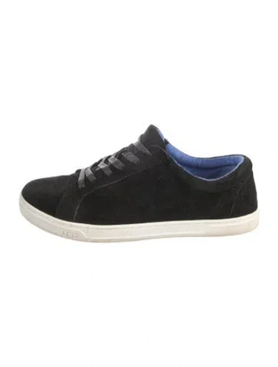 Pre-owned Ugg Suede Sneakers In Black