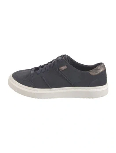 Pre-owned Ugg Suede Sneakers In Blue