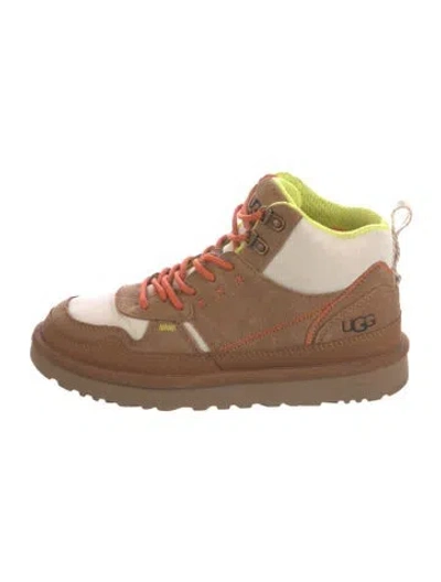 Pre-owned Ugg Suede Sneakers In Brown