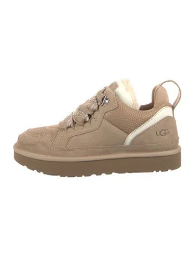 Pre-owned Ugg Suede Sneakers In Brown