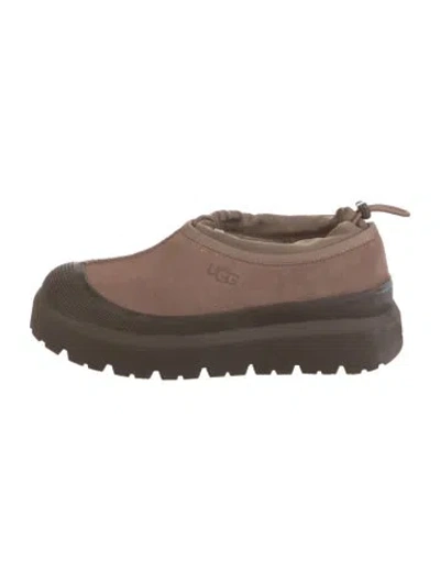 Pre-owned Ugg Suede Sneakers In Brown