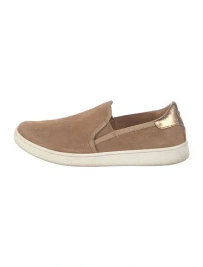 Pre-owned Ugg Suede Sneakers In Brown