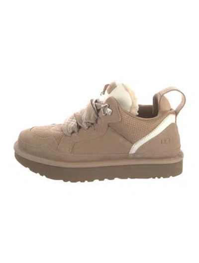 Pre-owned Ugg Suede Sneakers In Brown