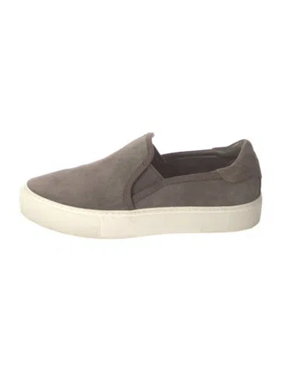 Pre-owned Ugg Suede Sneakers In Gray