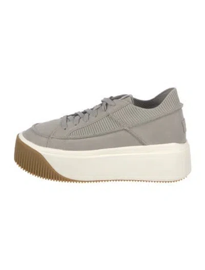 Pre-owned Ugg Suede Sneakers In Gray